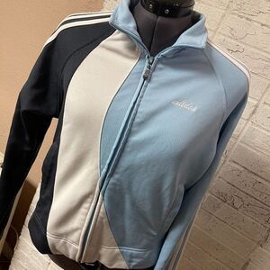 Adidas Blue Athletic Jacket Large